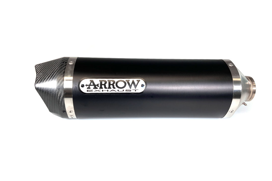 ARROW Auspuff RACE TECH für Honda NC700X/S und NC750X/S und NC700D/750D Integra aus Aluminium, schwa