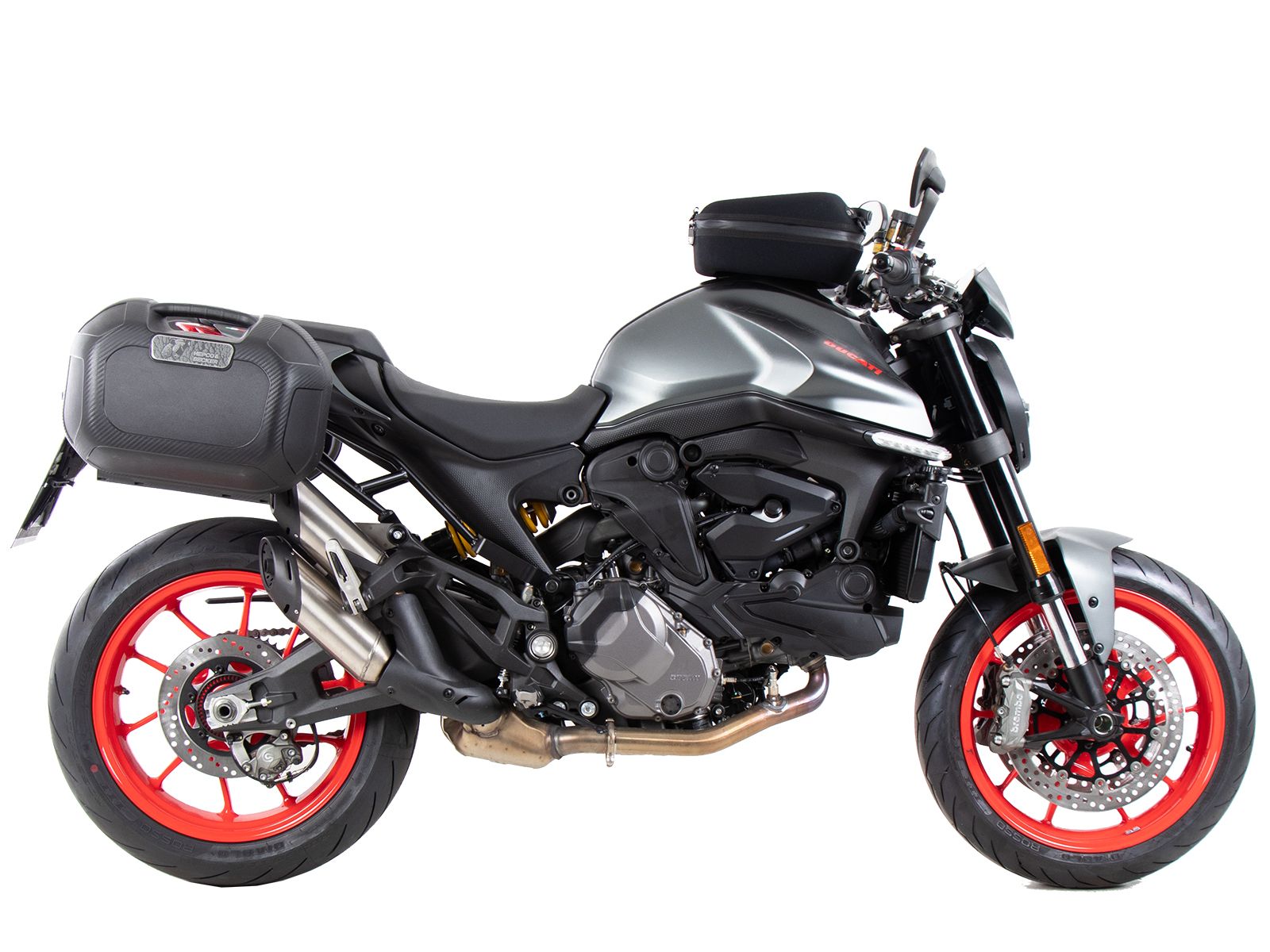 C-Bow zijdrager zwart voor Ducati Monster 937 / 937+ (21-) Hepco & Becker