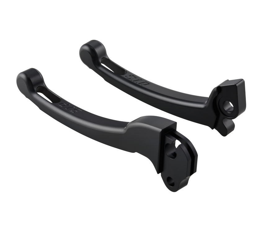 Sport hendelset koppeling/rem voor Vespa PX 125 -150cc, HBZ Hengtong, rechts/links, mat zwart
