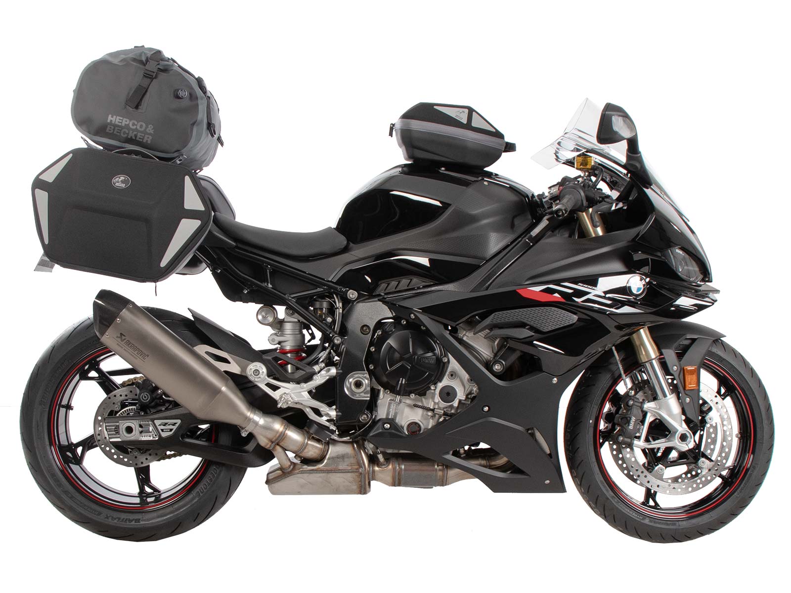 Bagagerekverlenging zwart voor combinatie met sportrek voor BMW S 1000 RR (23-)