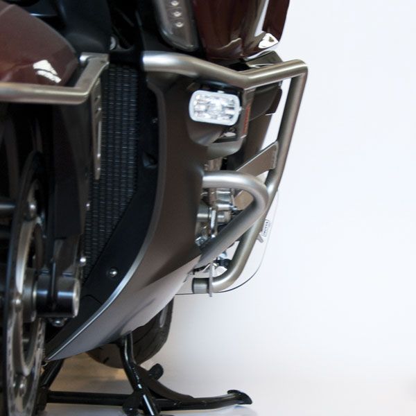 Onderste valbeugel voor BMW K 1600 GT /GTL (10-16), zwart, links