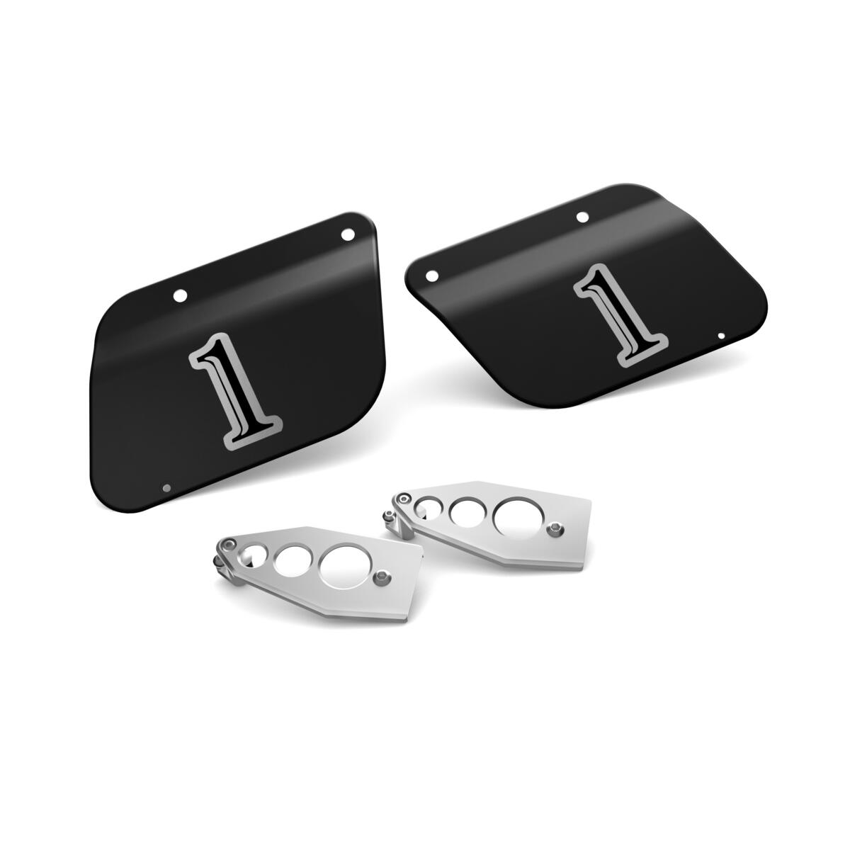 Zijstart nummerplaten voor Yamaha XSR 125 (21-) Origineel