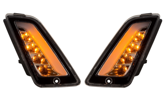 Richtingaanwijzerset voor & achter voor Vespa GTS/GTS Super/GTV 125-300cc ('14-), duidelijk