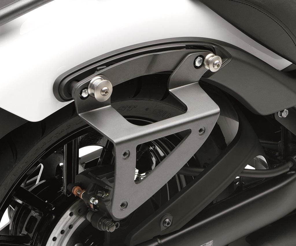 Beugels voor lederen zijtassen Quick Release voor Vulcan S (Bj.15-19) Origineel Kawasaki