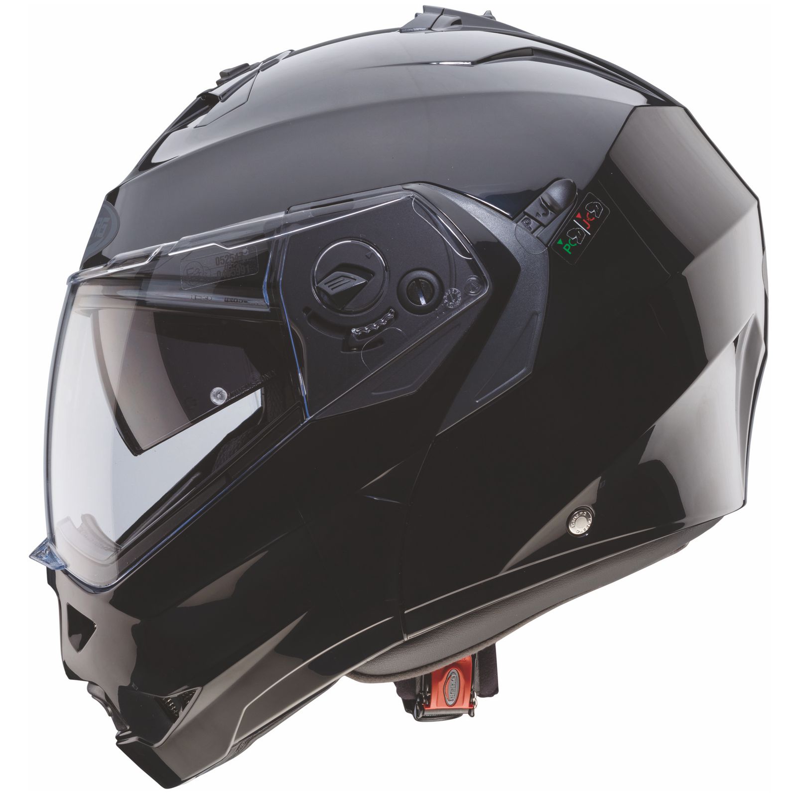 Caberg Helm Duke II Smart, zwart (onbeschilderd)