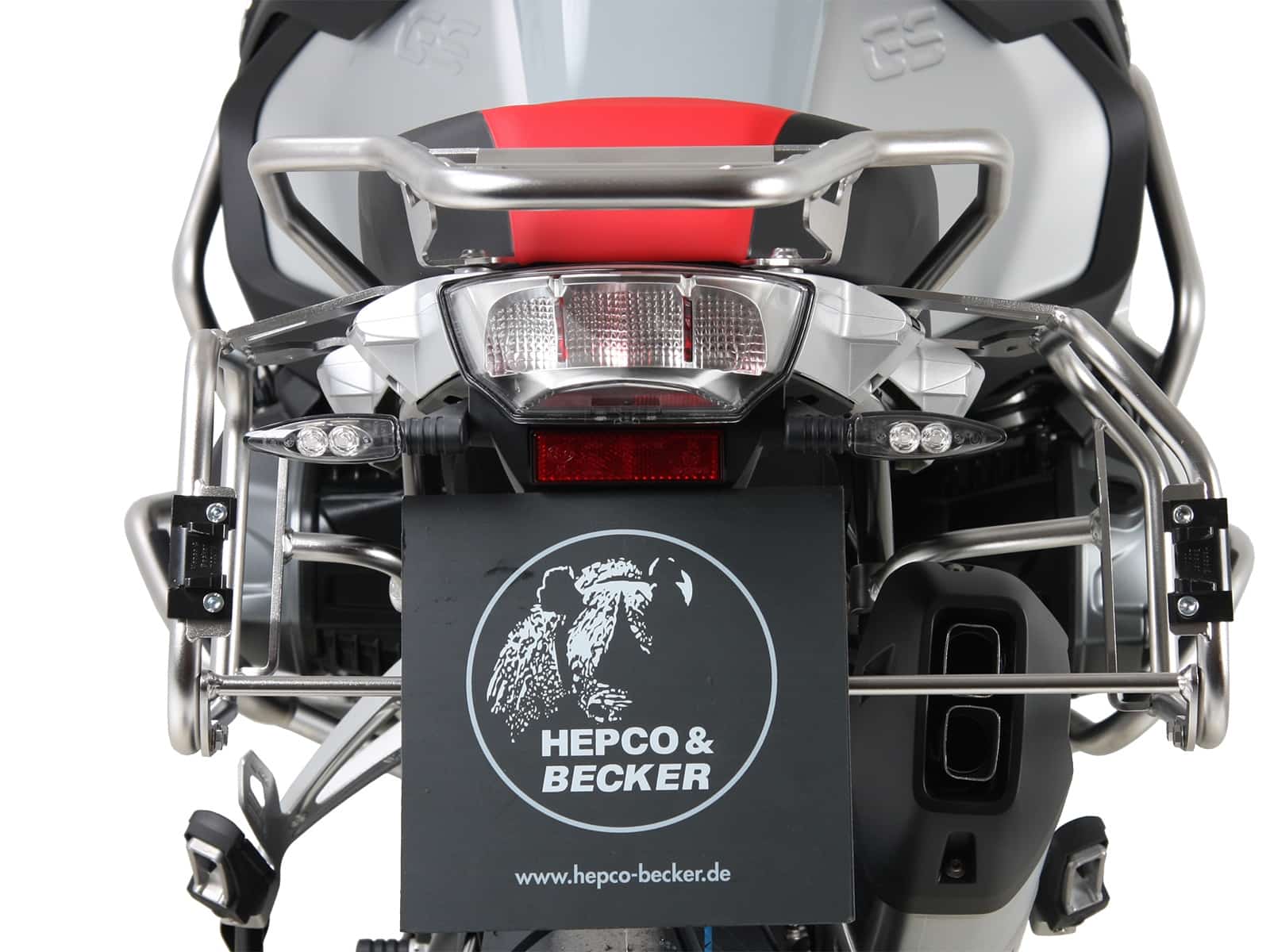 Kofferdrager set Cutout drager incl. kofferset Xplorer Cutout zwart voor BMW R 1250 GS Adventure