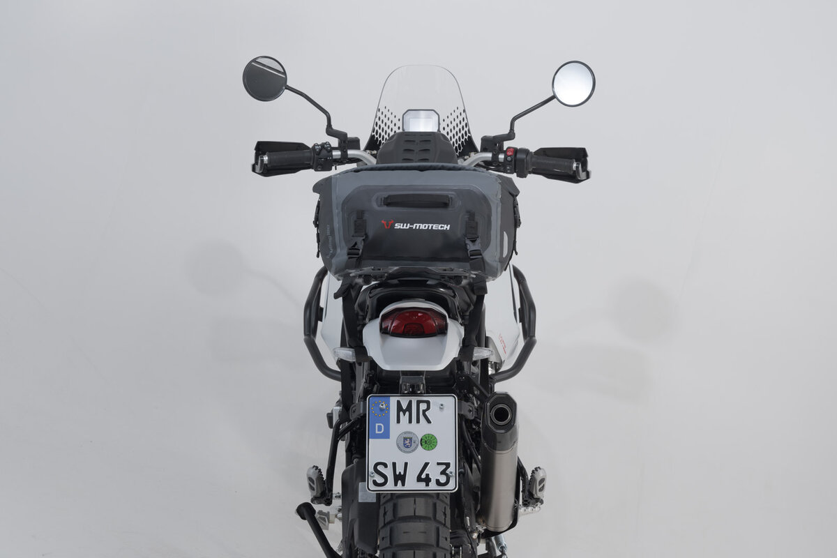 Drybag 180 achtertas voor Moto Guzzi Stelvio 1200, zwart/grijs - SW Motech