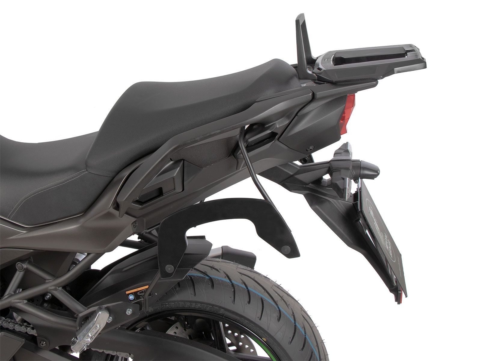 Aluminium topkoffer zwart voor Kawasaki Versys 1100 /SE (25-) Hepco & Becker