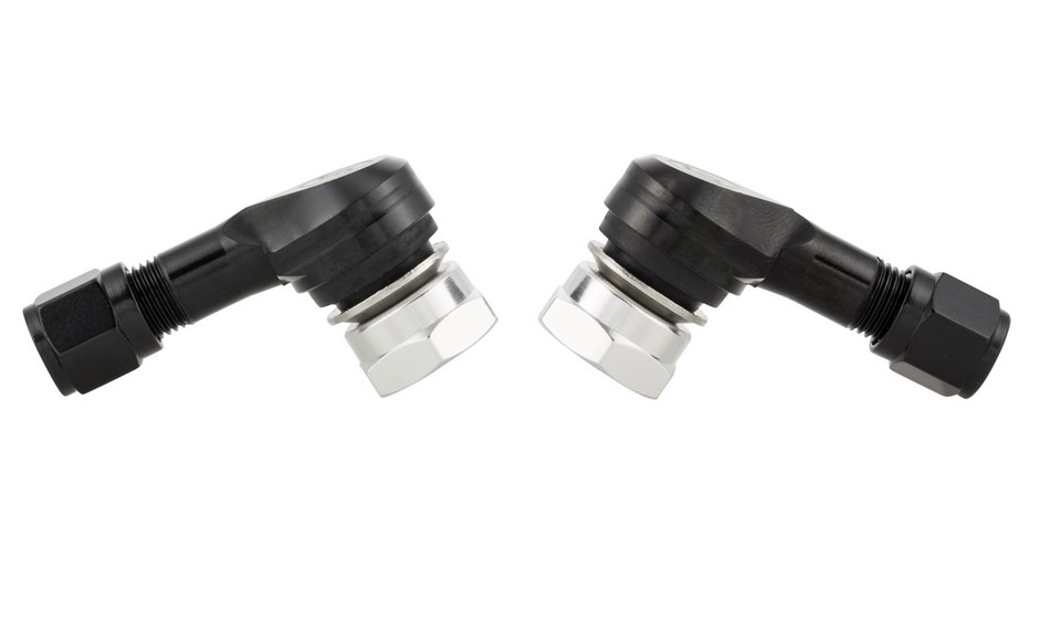 Ventielkern voor binnenbandloze band/velg 80°, zwart geanodiseerd