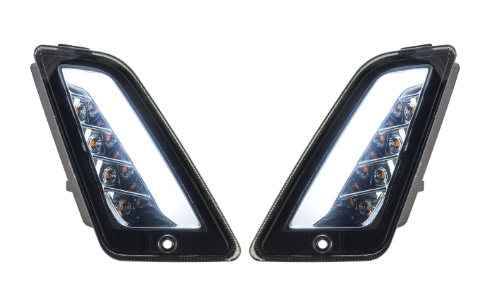 Richtingaanwijzerset voor & achter voor Vespa GTS/GTS Super/GTV 125-300cc ('14-), getint