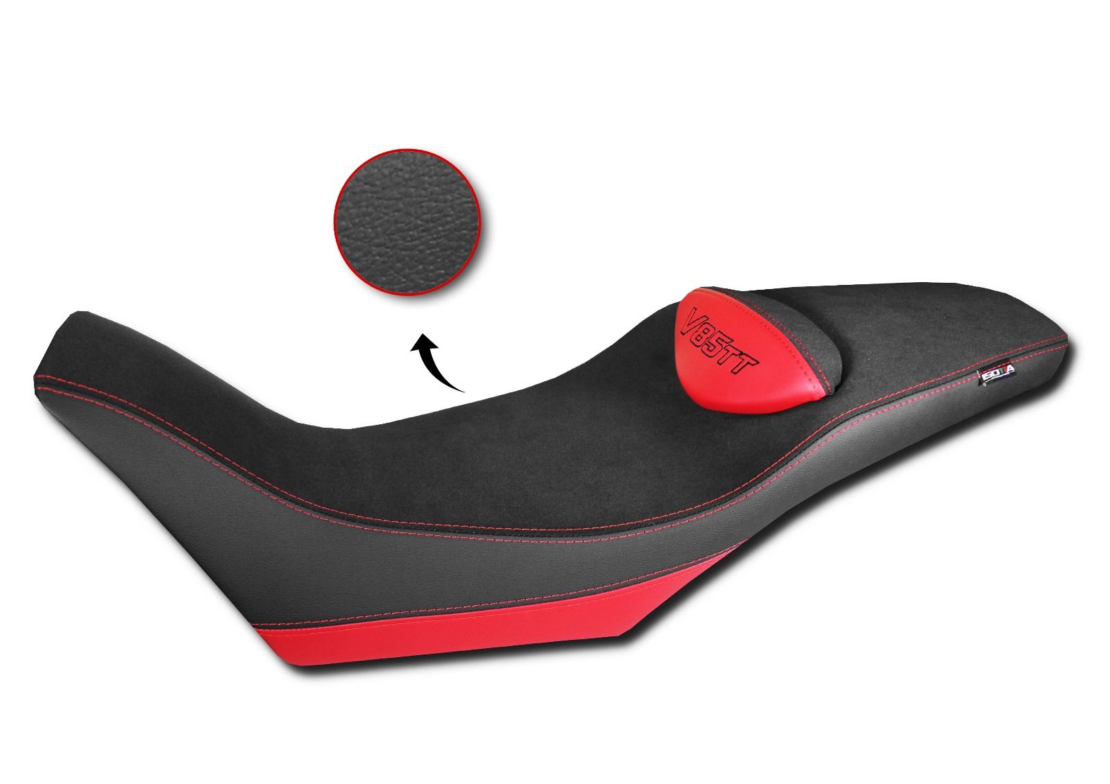 Comfort zadelhoes in 3D vezel voor Moto Guzzi V 85 TT (19-23)