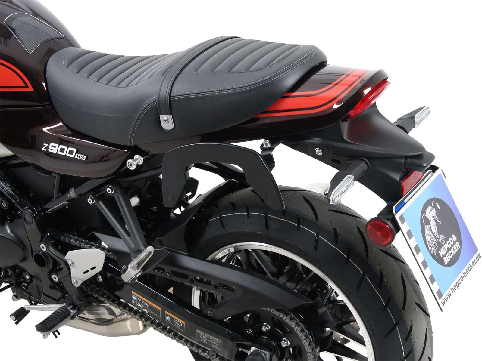 C-Bow zijdrager zwart voor Kawasaki Z 900 RS /Black Ball Edition (26-) Hepco & Becker