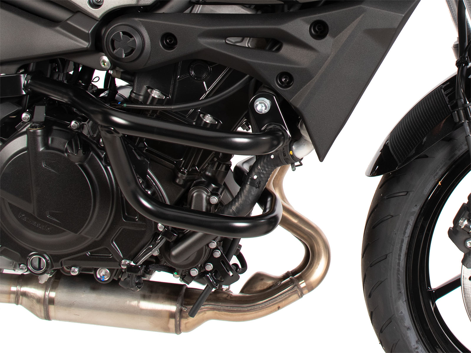Motorbeschermer zwart voor Kawasaki Z 500 (24-) Hepco & Becker
