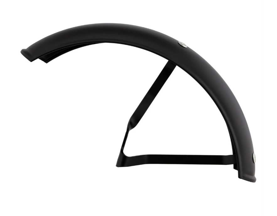 Spatbord Garelli voor Vespa PX 80-200ccm, metaal, mat zwart