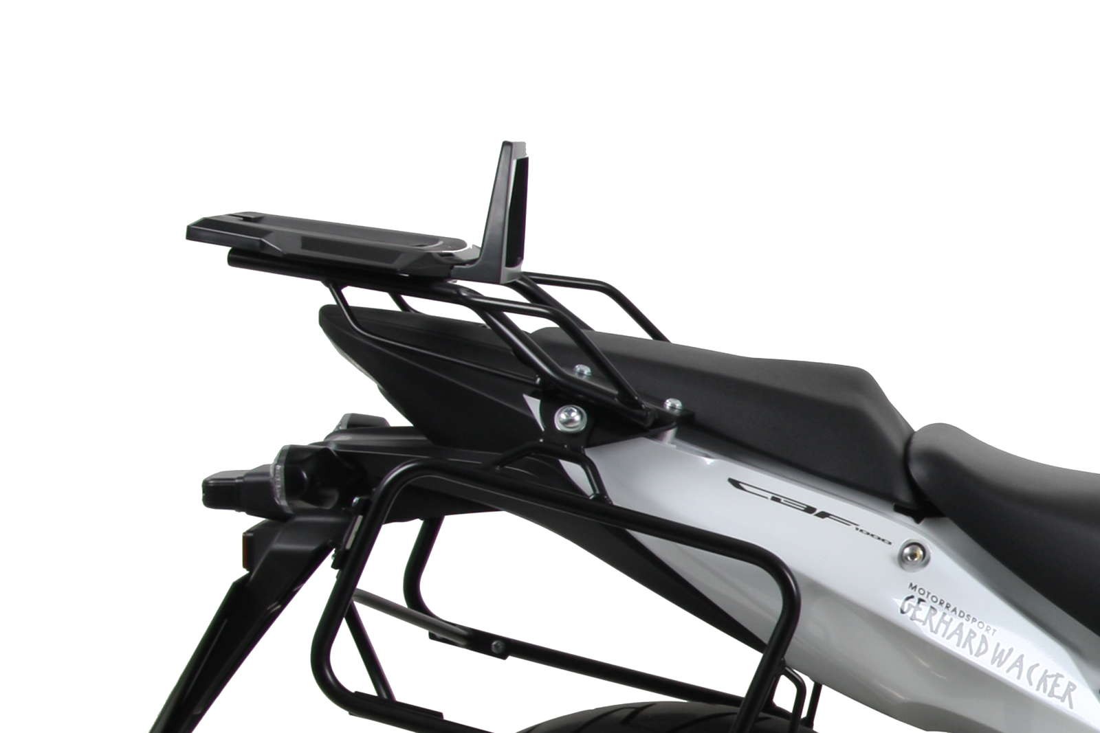 Alurack topkoffer zwart voor Honda CBF 1000 F (10-16) Hepco & Becker