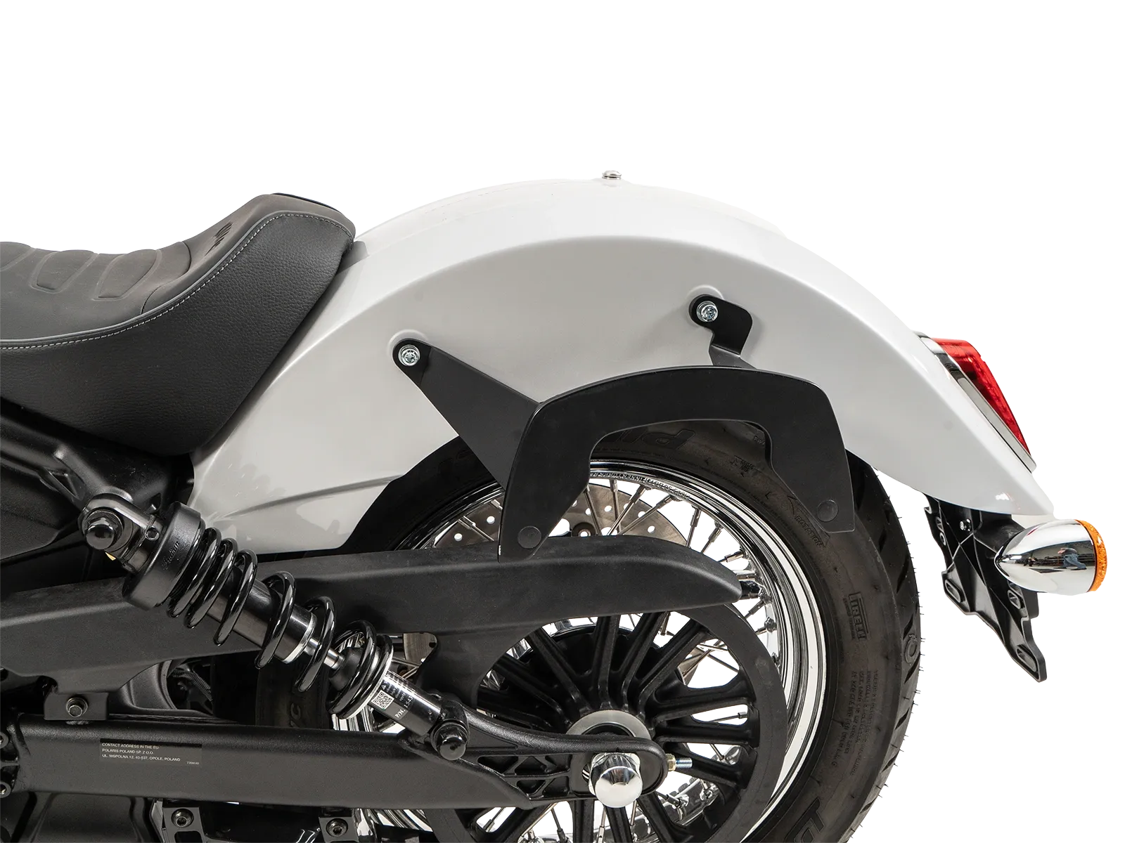 C-Bow zijdrager zwart voor Indian Scout Classic 1250 (25-) Hepco & Becker