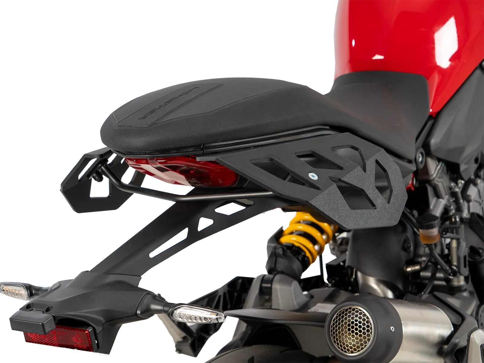 Afstandhouder Luggage Guard zwart voor Ducati Monster 890 / + (26-) Hepco & Becker