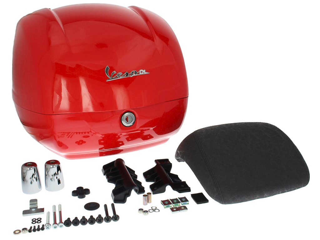 Originele topkoffer voor Vespa GTS - rode draak / passione 894 (tot 2014)