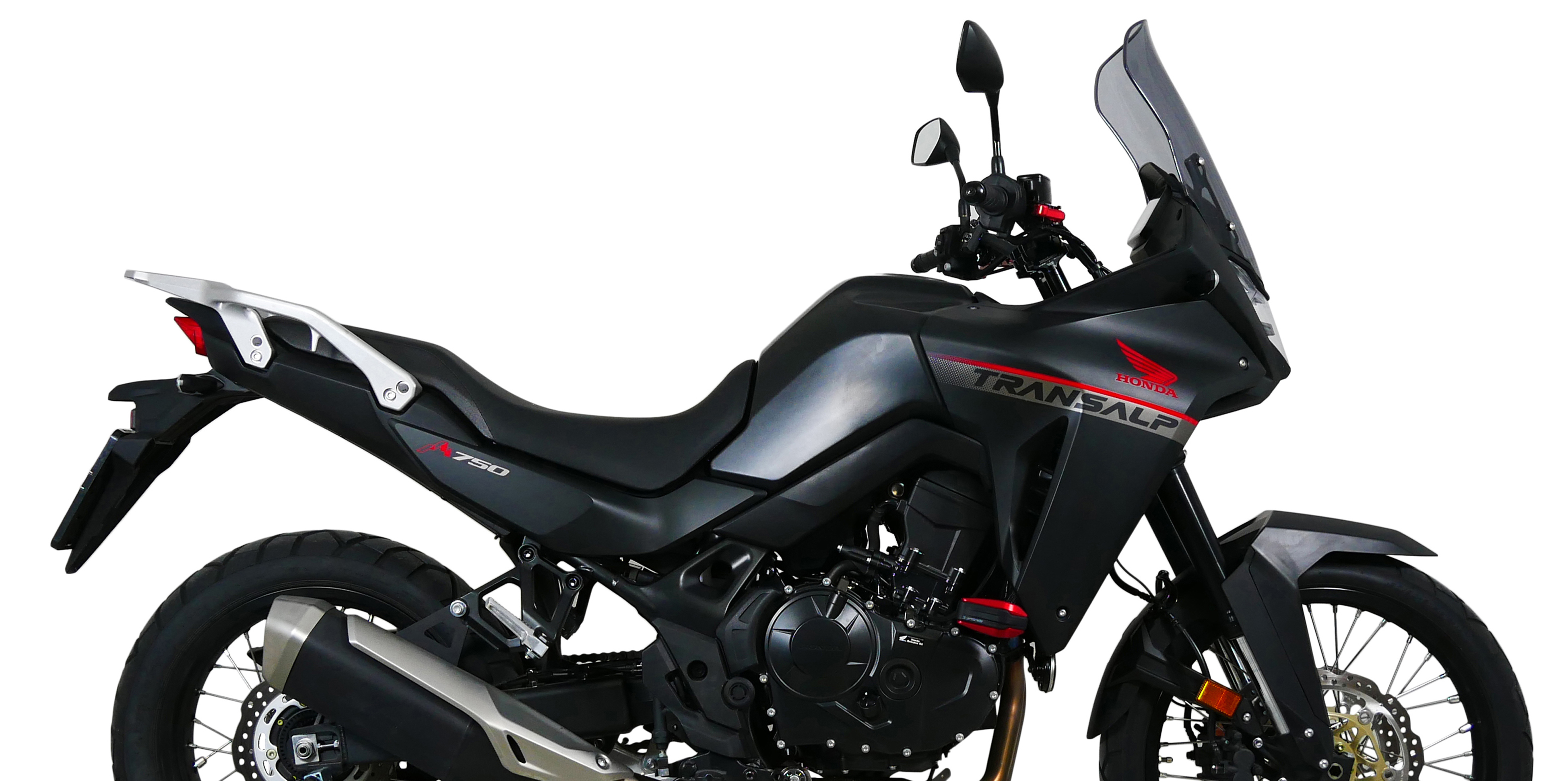 MRA touring windscherm "TM" smoke grijs voor Honda XL 750 Transalp (23-24)