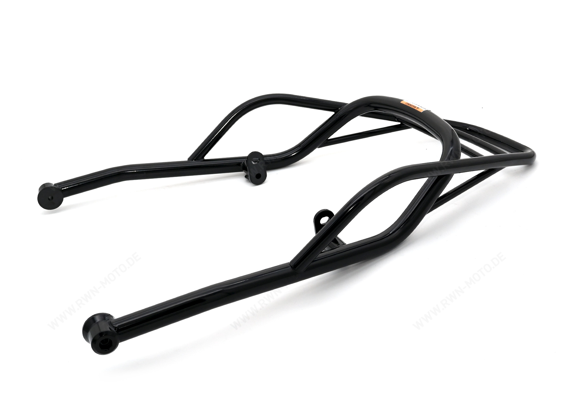 Bagagedrager, achteraan, zwart, stijf voor Moto Guzzi V7 850 2021-