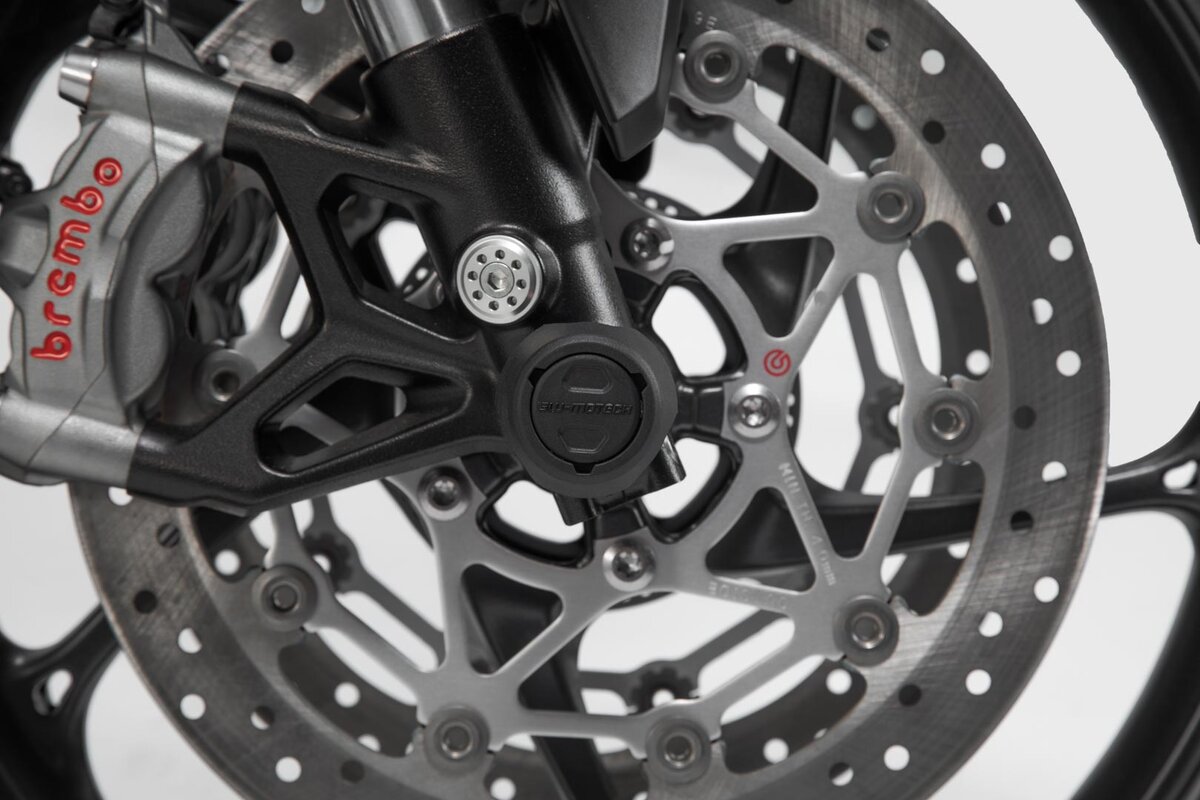 Crashpad kit voor vooras voor Moto-Guzzi V85 TT SW Motech