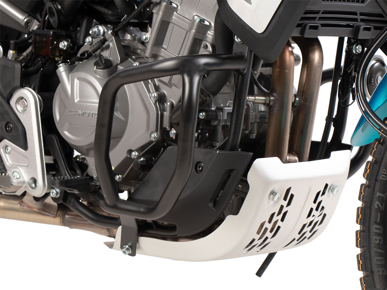 Motorbeschermer zwart voor CFMoto 450 MT (24-) Hepco & Becker