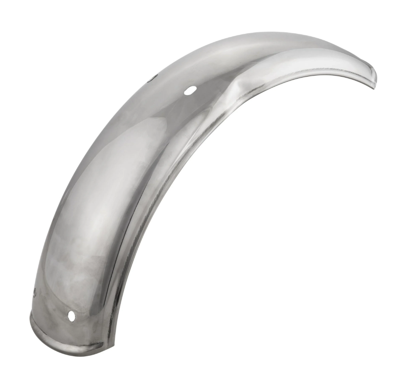 Spatbord 2.0 Garelli zonder beugel voor Vespa PX 80-200cc, gepolijst roestvrij staal