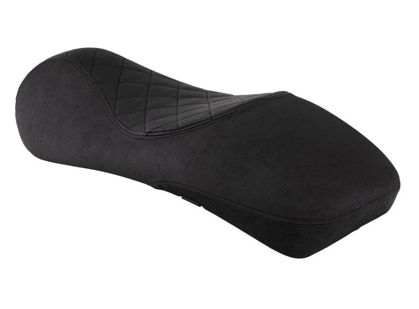 Sportzadel "Black Editiont" voor Vespa GTS/GTS Super/GTV 125-300ccm (14-), zwart gewatteerd