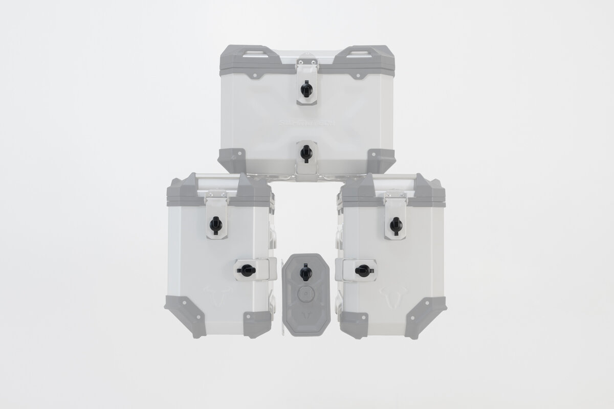 SW-Motech TRAX slotenset met EVO antidiefstalbeveiliging, 9 sloten / 2 sleutels
