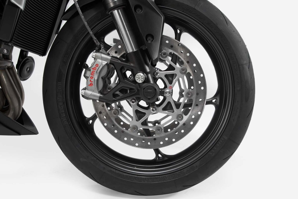 SW-Motech SW Motech crash pad kit voor vooras Suzuki V-Strom 1000 /1050, Yamaha MT-10 /SP