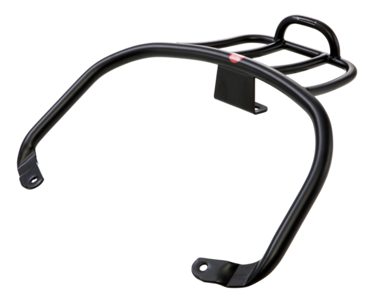 Bagagedrager/Socius Houder Zwart Mat voor Vespa Primavera/Sprint 50-150ccm 2T/4T AC