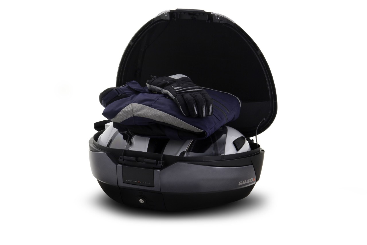 Shad Top Case SH48, zwart / titanium, 48 l