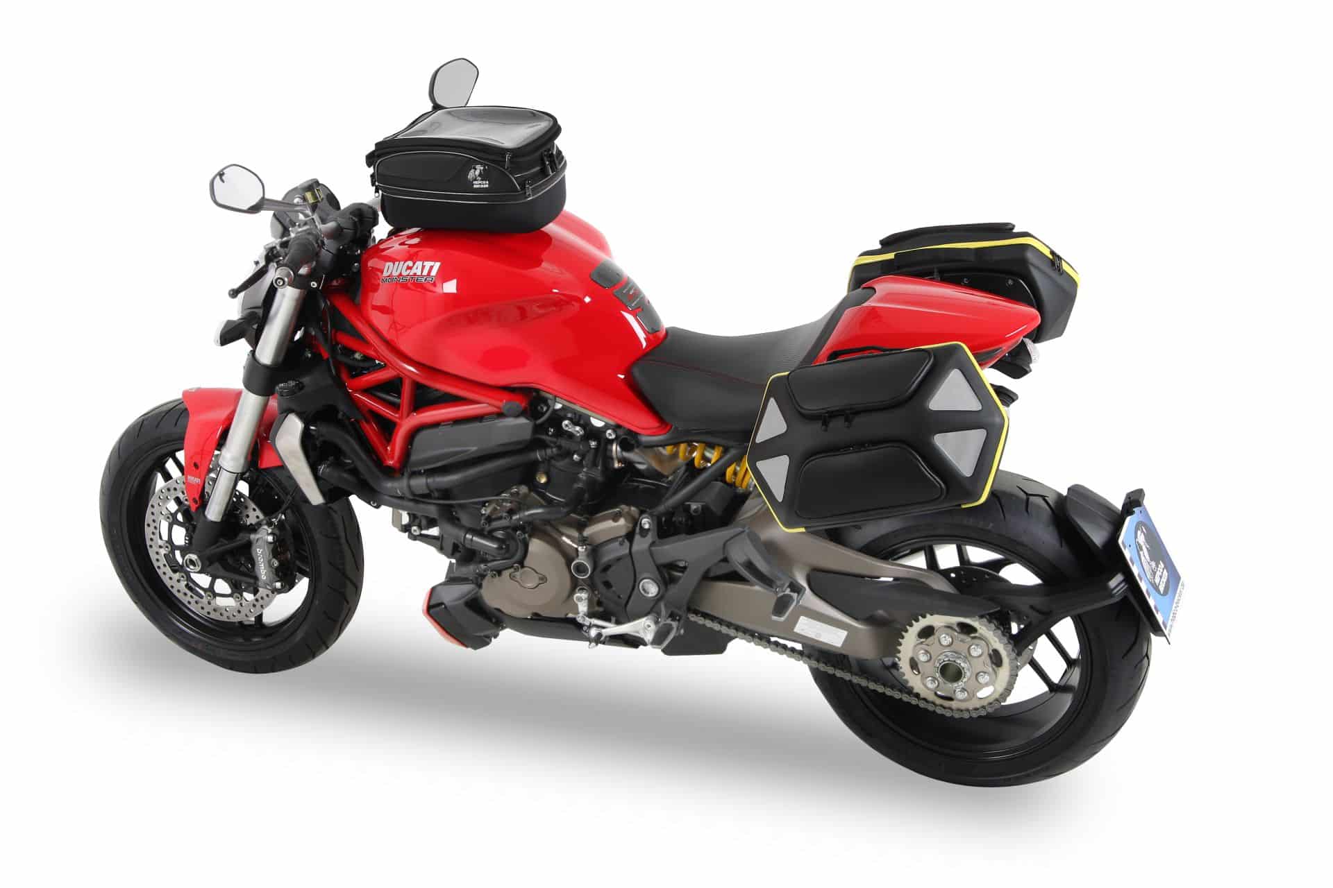 C-Bow zijsteunen zwart voor Ducati Monster 1200 /S (13-16) Hepco & Becker