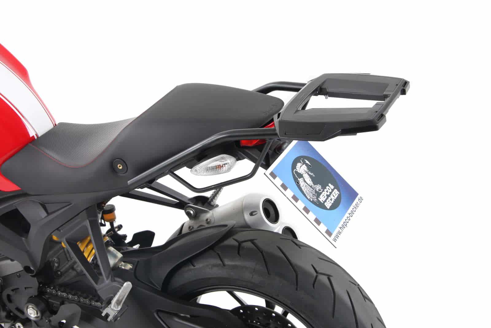 Aluminium topkofferdrager voor Ducati Monster 1100 Evo (11-13) Hepco & Becker