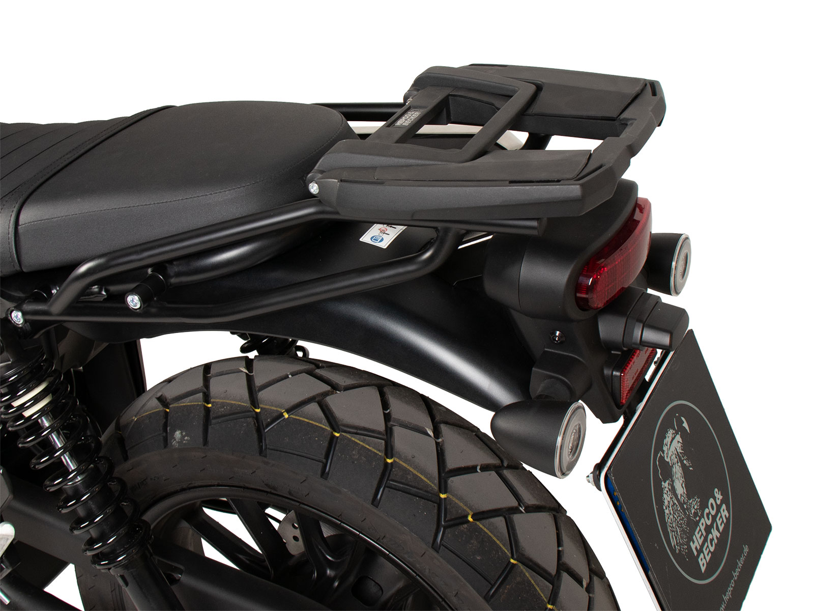 Easyrack topkoffer zwart voor Honda CL 500 Scrambler (23-) Hepco & Becker