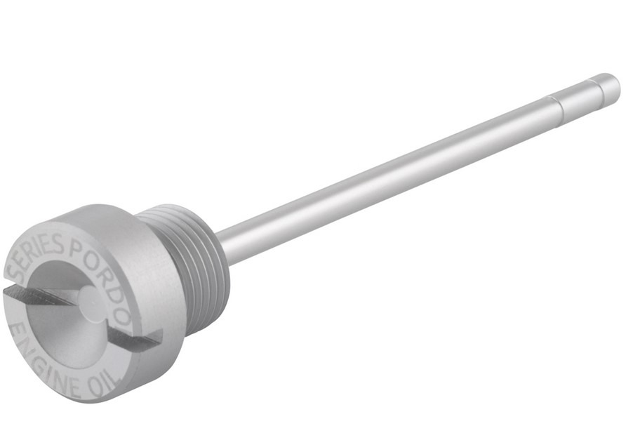 Olievulplug motorolie voor Vespa GTS/GTS Super/GTV 300cc HPE, zilver mat