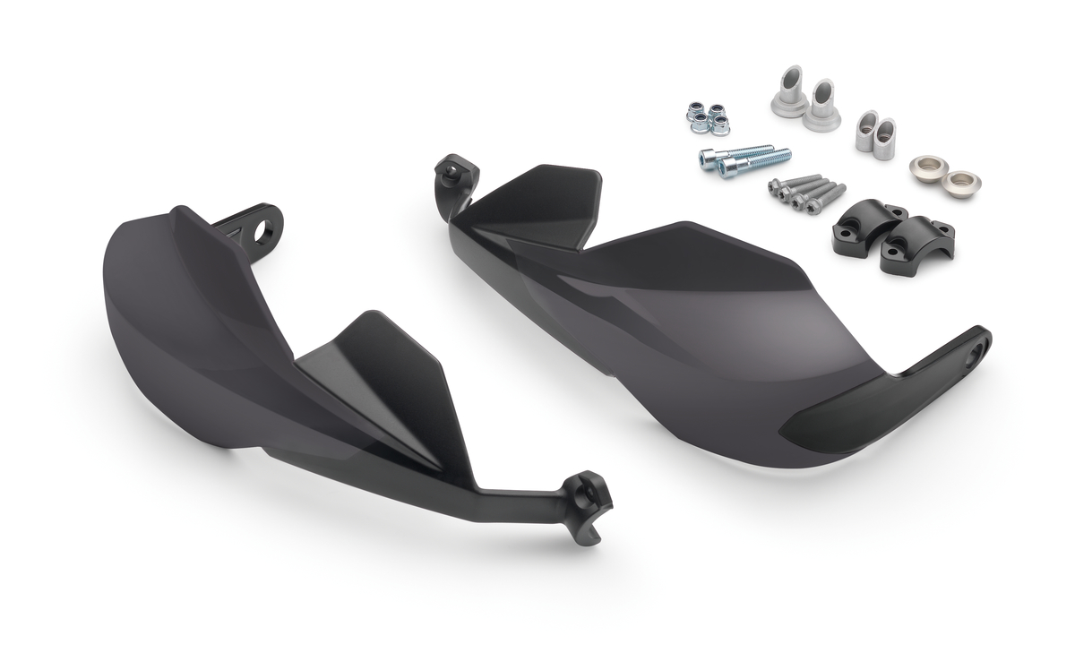 KTM handbeschermer kit zwart voor Duke