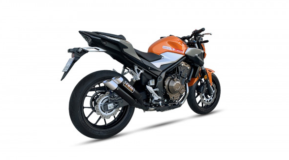 IXIL HYPERLOW BLACK XL rvs achterdemper voor Honda CBR 500 R / CB 500 F (Bj.19-)