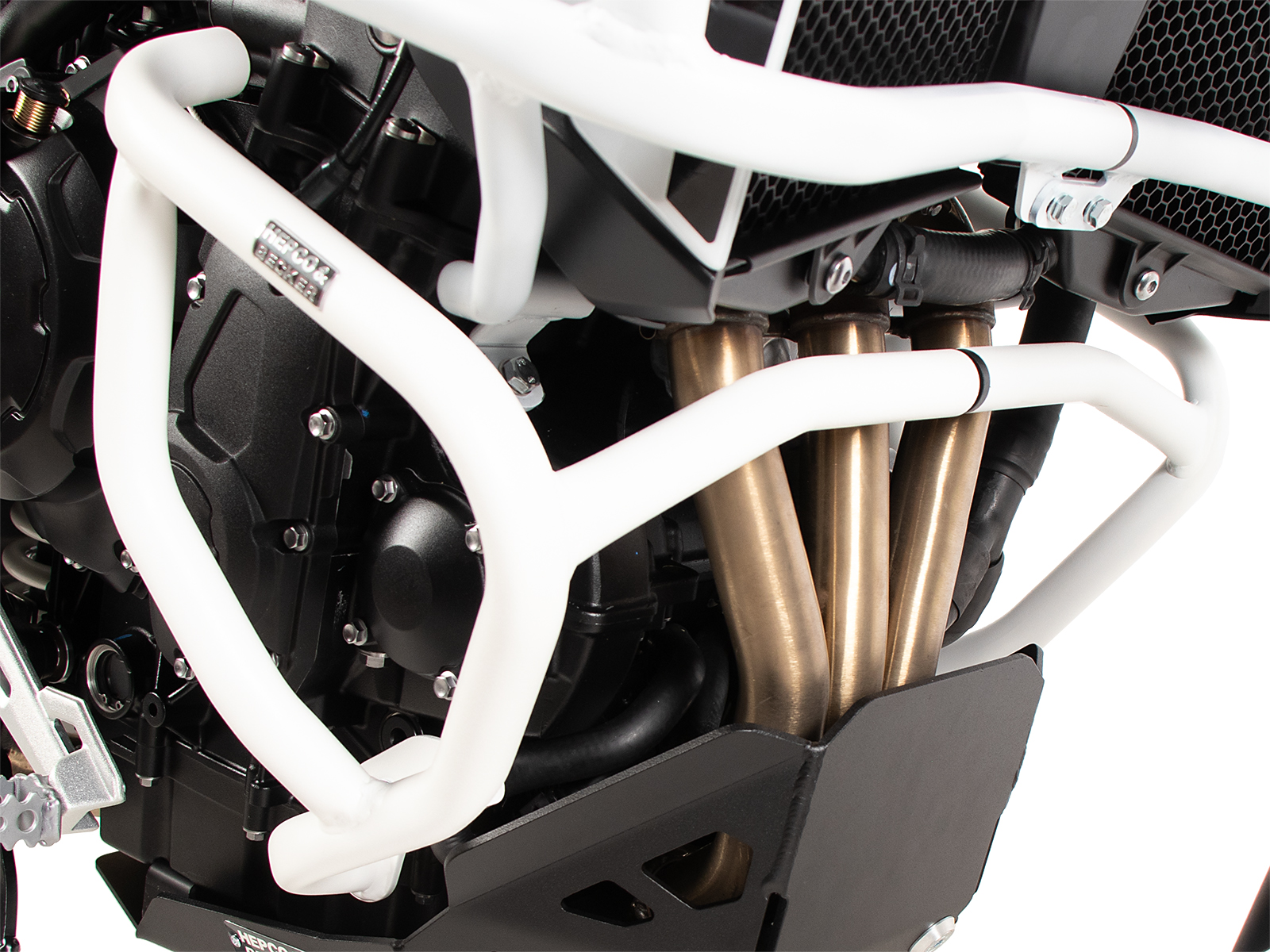 Motorbeschermer wit voor Triumph Tiger 900 GT / Pro (24-) Hepco & Becker