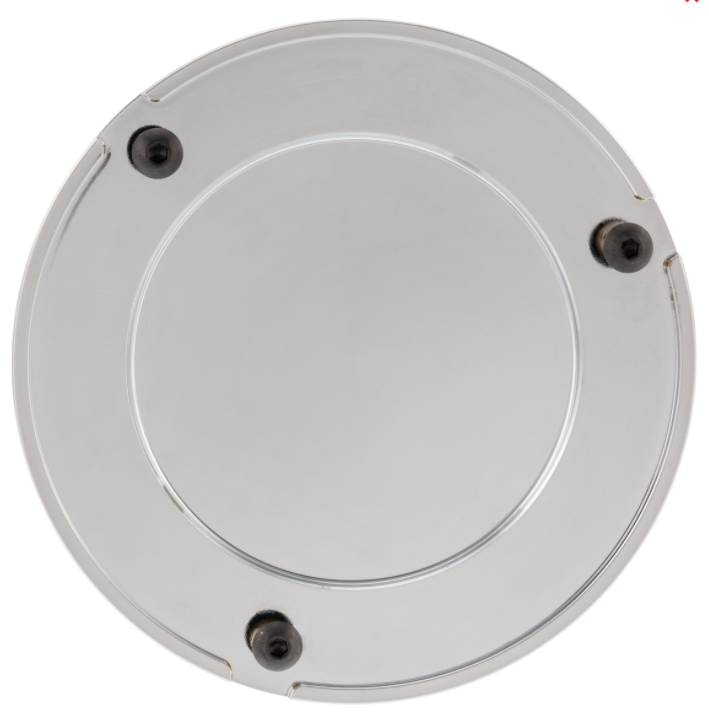 Deksel vario voor Vespa, zilver mat