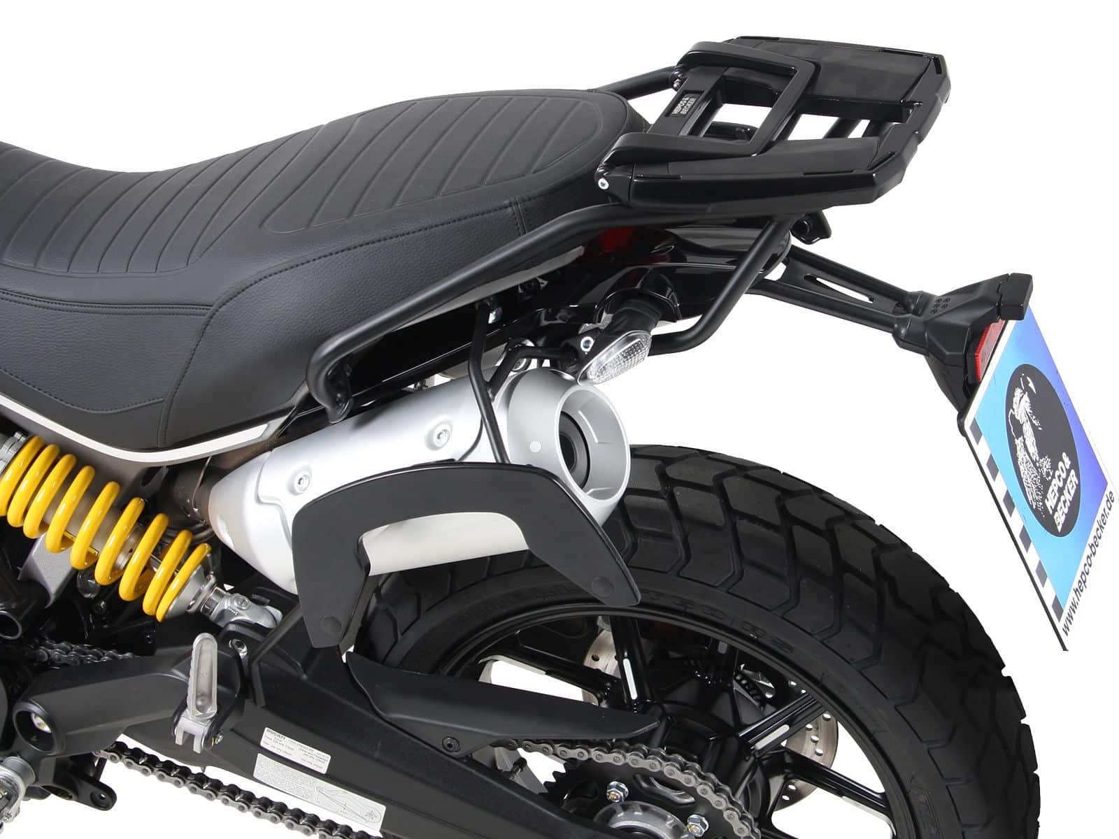 Easyrack topkoffer zwart voor Ducati Scrambler 1100 /Special /Sport (18-20) Hepco & Becker