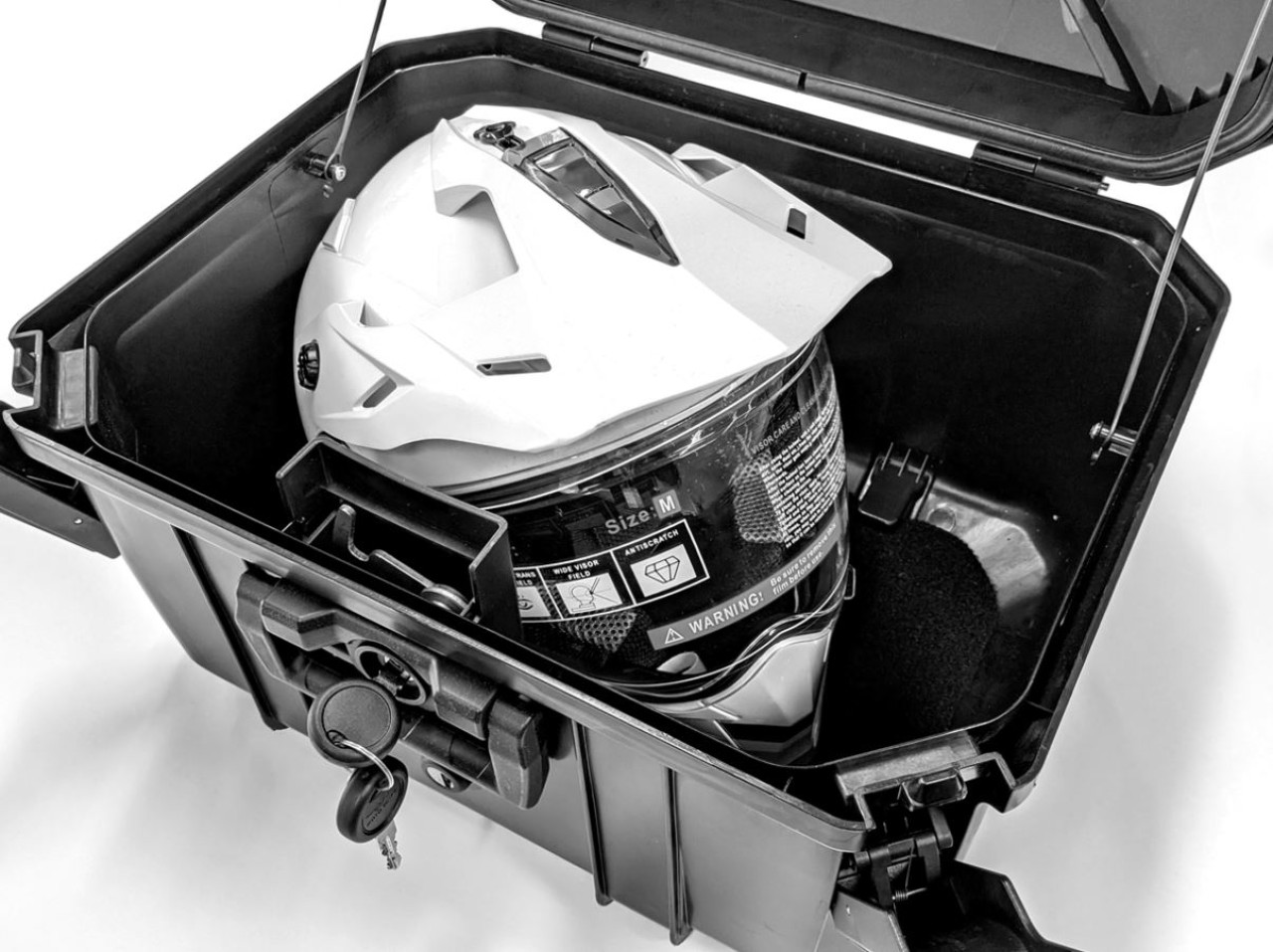Topkofferset met montageplaat 40 L voor Aprilia Tuareg 660