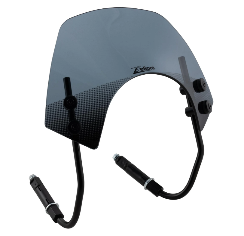 Flyscreen ZELIONI Racing voor Vespa GTS/GTS Super 125-300cc, zwart getint