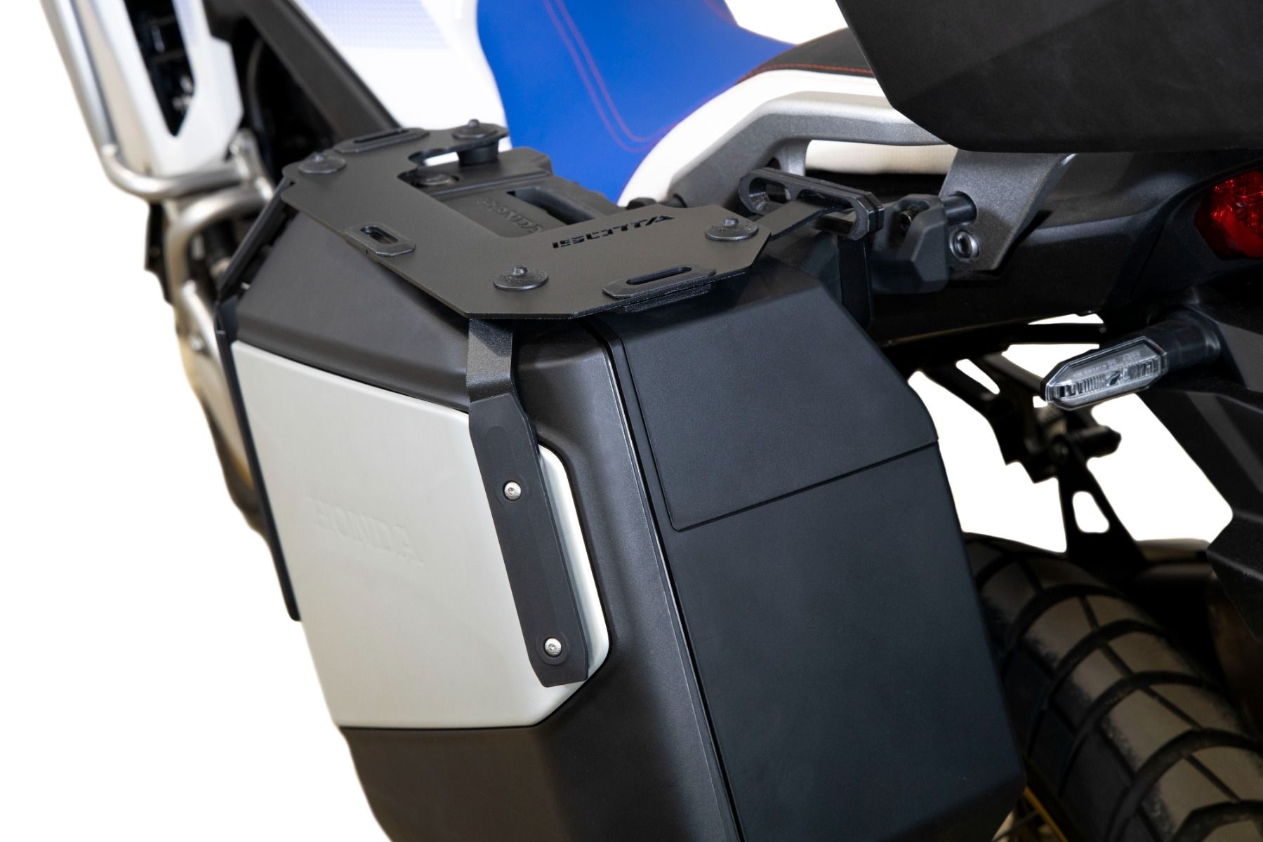 Bagagerek voor zijkoffers Honda XL 750 Transalp /NT 1100 /ADV 750 /NC 750 X, aluminium, zwart