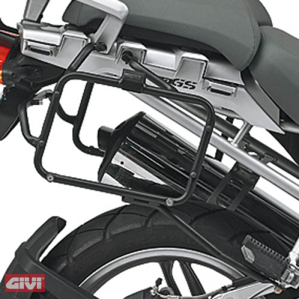 Givi zijkofferdrager stalen buis zwart BMW R1200GS Bj.04-