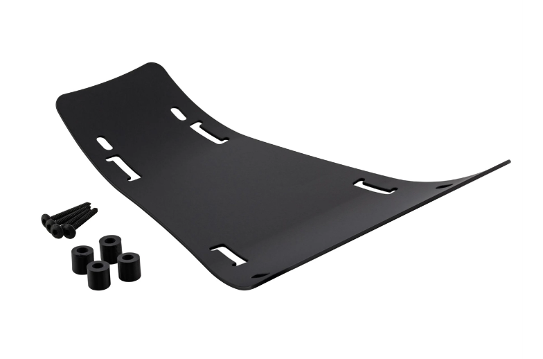 Bagagerek step-through Voetplaat 2.0 voor Vespa GTS/GTS Super/GTV/GT, mat zwart