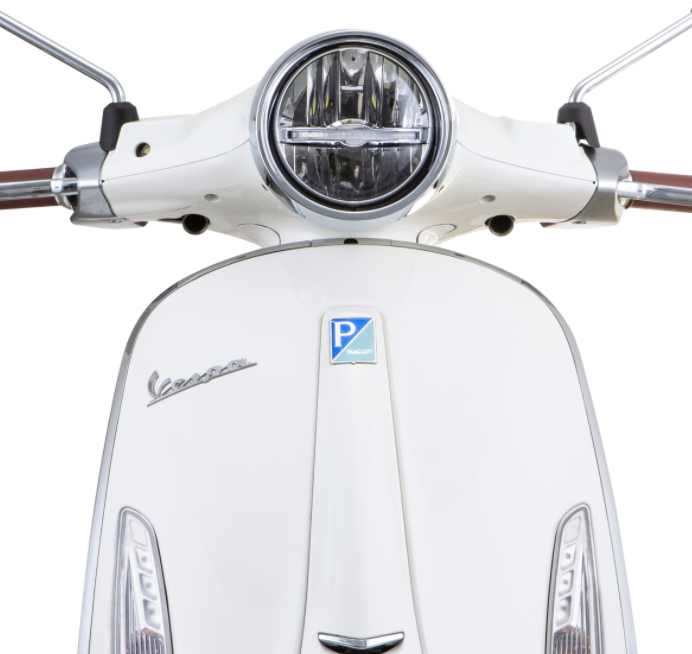 Koplamp LED voor Vespa Primavera 50-150cc 2T/4T (-'18), mat zwart