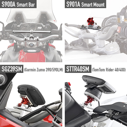Montageset voor Smart Bar S900A / Smart Mount S901A voor Honda-modellen Givi