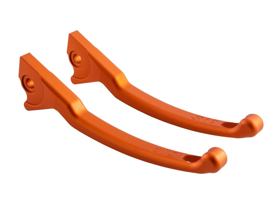 Sport hendelset rem voor Vespa, rechts en links, mat oranje