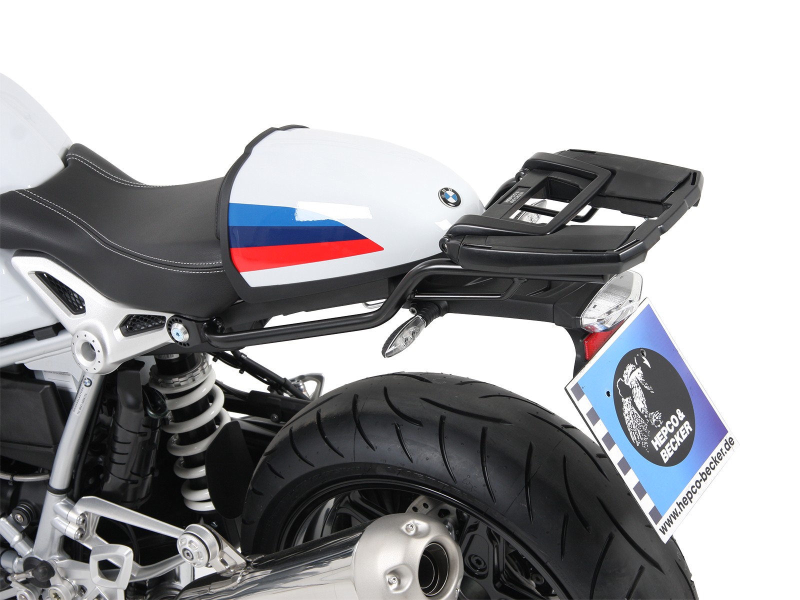 Easyrack topkoffer zwart voor R nineT Racer (17-20) Hepco & Becker